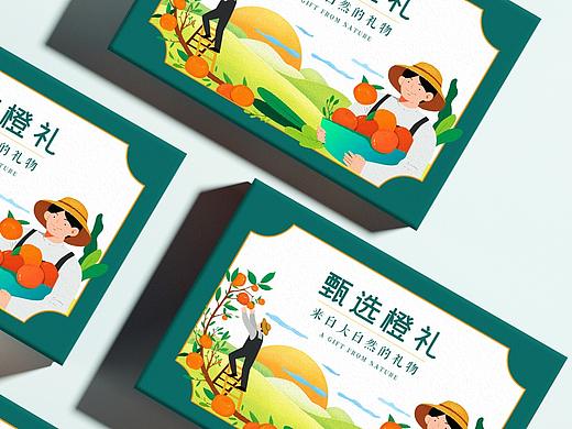 甄选橙礼 橙子礼盒包装设计