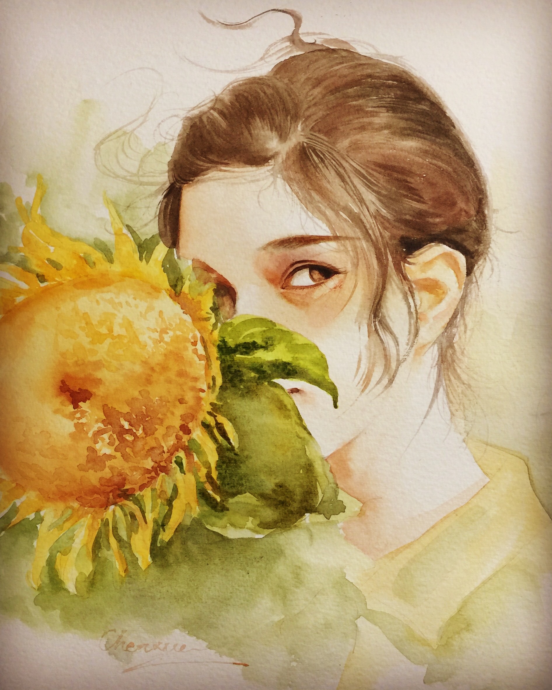 水彩人物