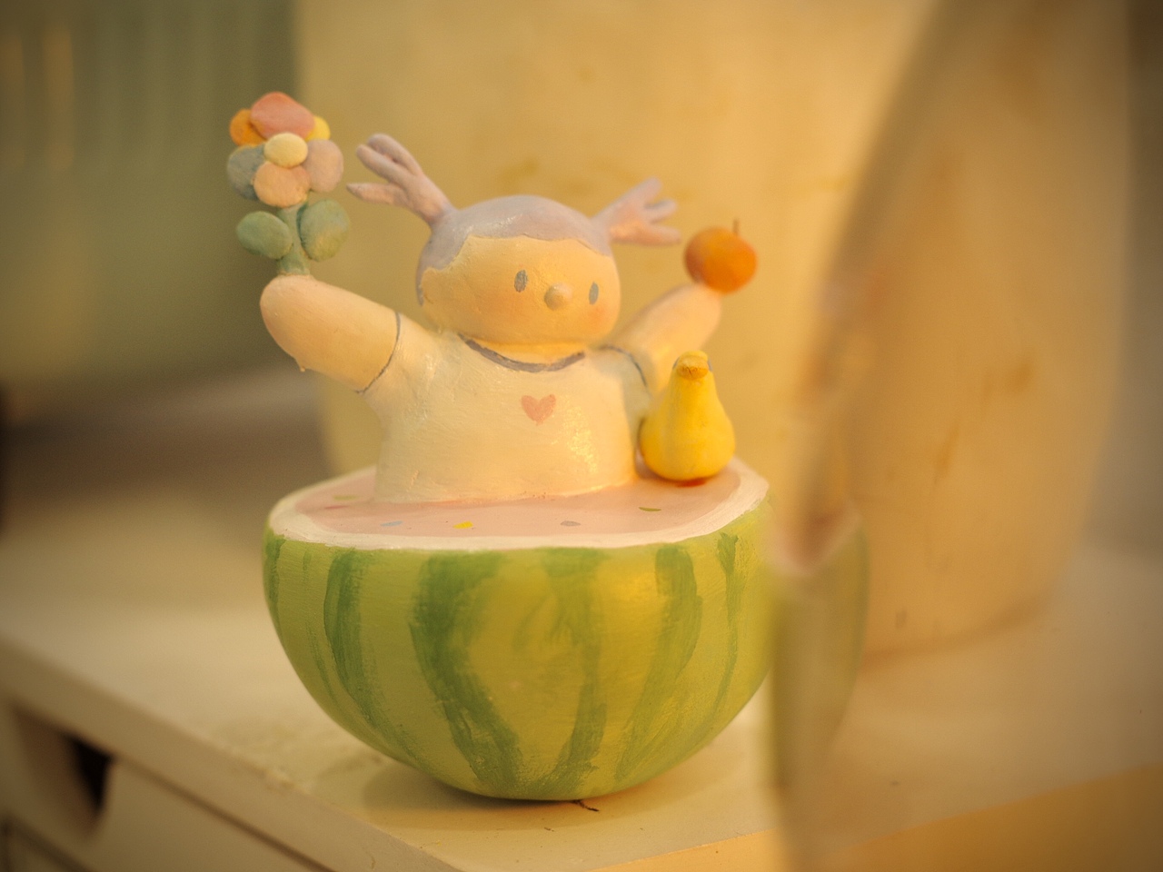 原创粘土作品|小屿居民·一个关于夏天的梦