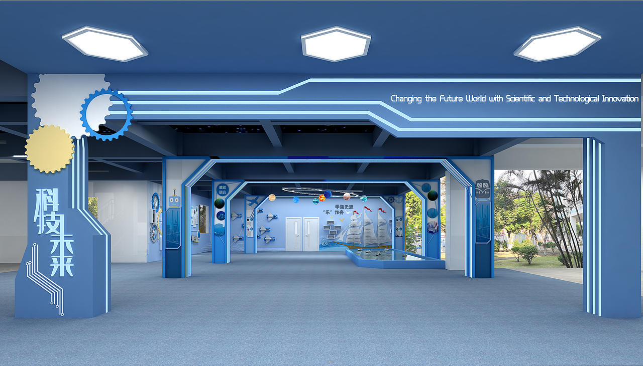 学校整体设计之EI系统——架空层设计（图ZMjE0OTAyMTA0） - 家装设计 - 站酷设计师特立独行的设计呀原创素材 - 站酷ZCOOL