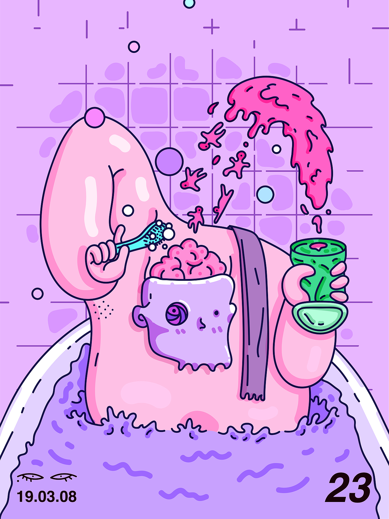 #用自己的方式，凑一波打卡的热闹#（图ZMTU3OTgxOTU2） - 创作习作 - 站酷设计师chenshuai9685原创素材 - 站酷ZCOOL