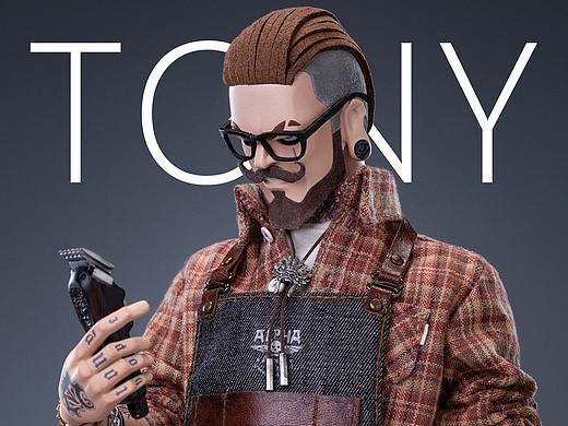猿行師新品预告：聚潮系列-油头理发师 Tony 即将公布