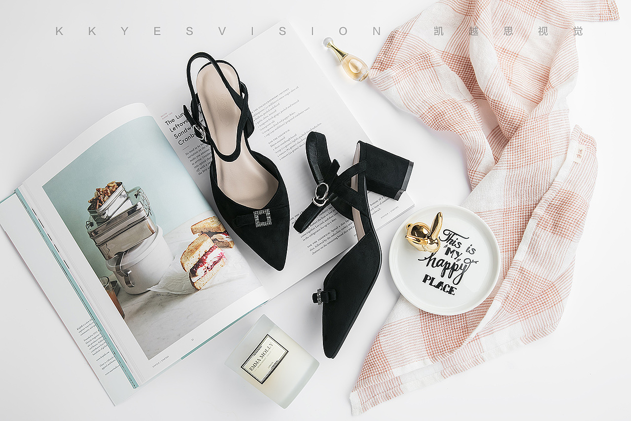 女士皮鞋 拖鞋 高跟鞋 静物拍摄 商业产品摄影