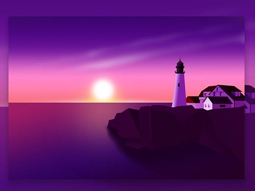 日出系列（个人主页-ZMzcyNDQ3NDQ=） - 艺术插画 - 站酷设计师太平__原创素材 - 站酷ZCOOL