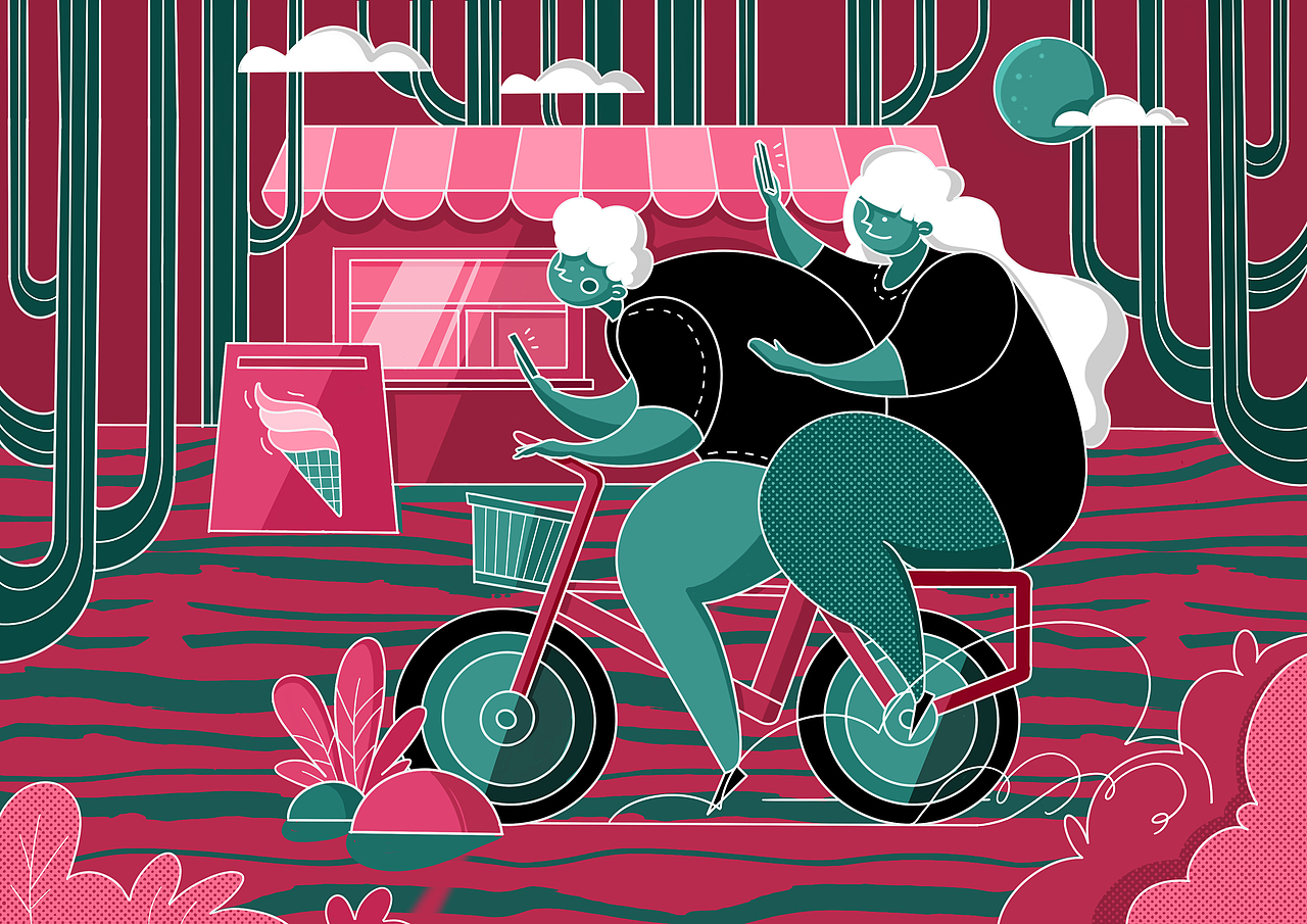 焦绿（图ZMTk4NTcwODg0） - 商业插画 - 站酷设计师伍星桃原创素材 - 站酷ZCOOL