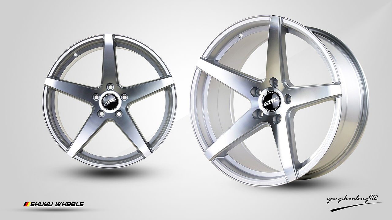 ysl-wheels/轮毂合集/建模素材提供|三维|机械/交通|杨善龙 - 原创