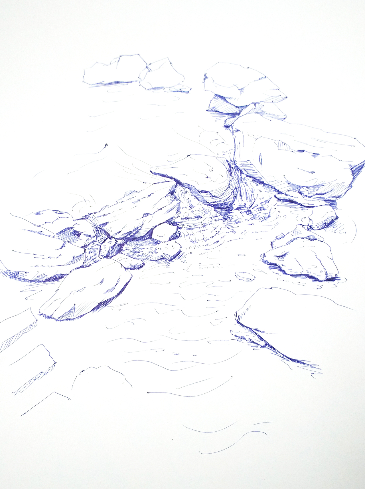 风景速写,建筑速写。