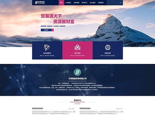 贸易公司网站设计