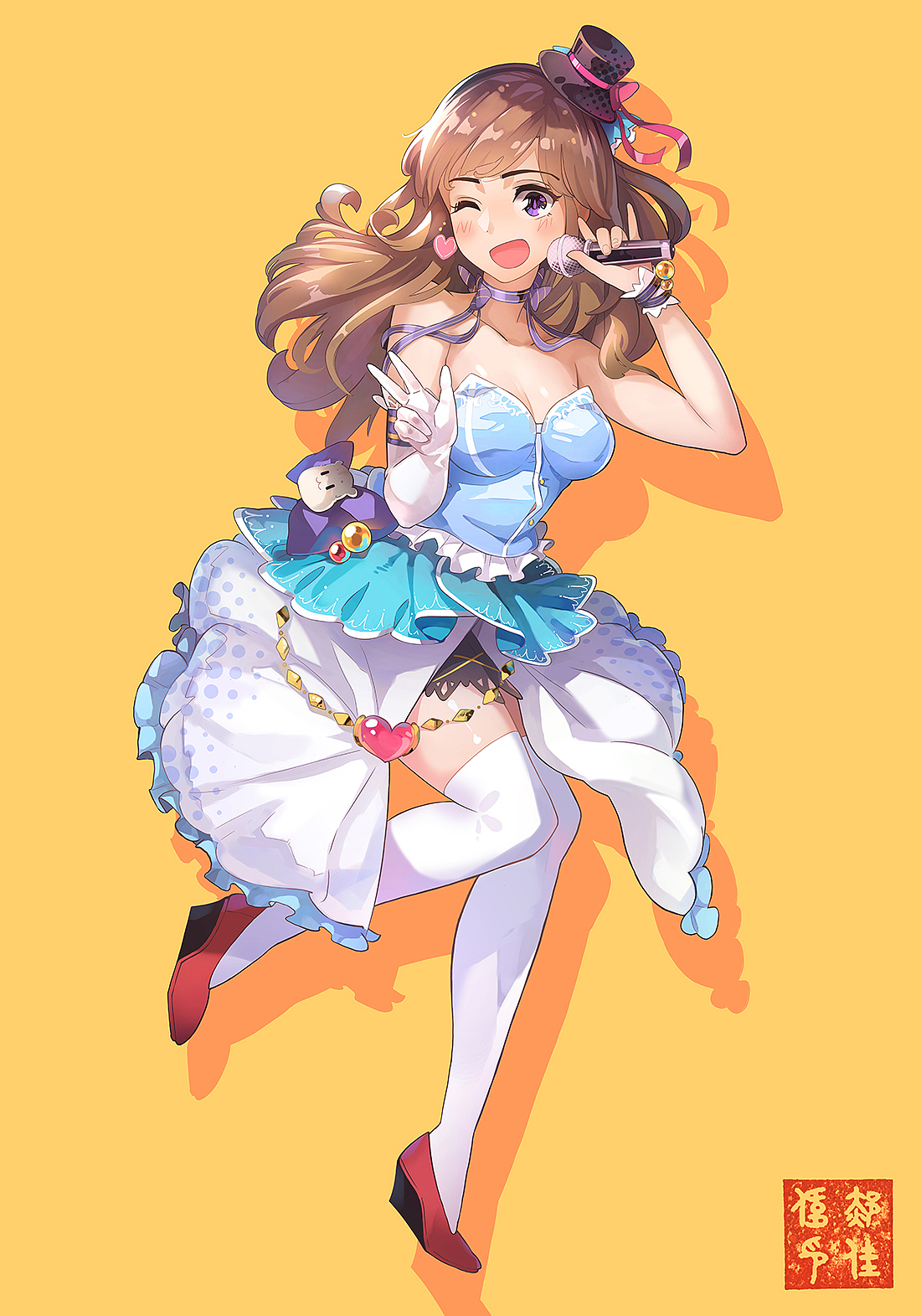 偶像游戏人物原画测试