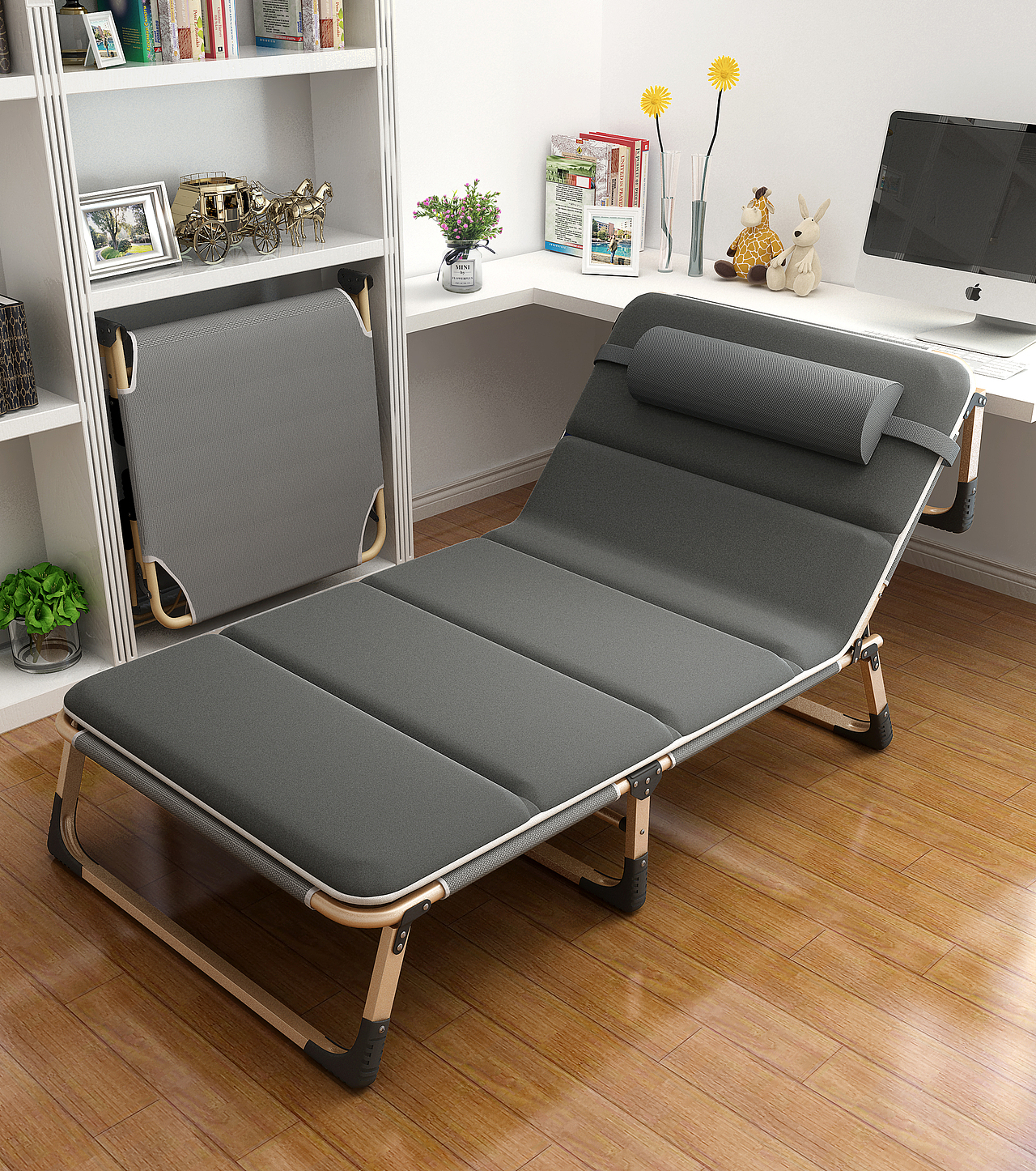 折叠床 建模渲染动画