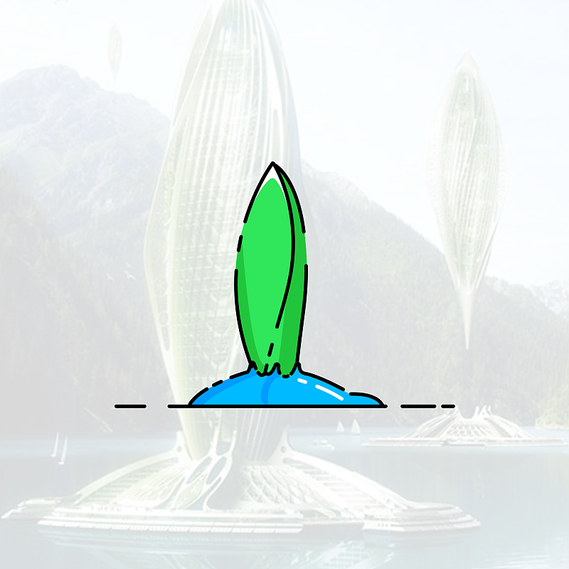 建筑扁平图标设计