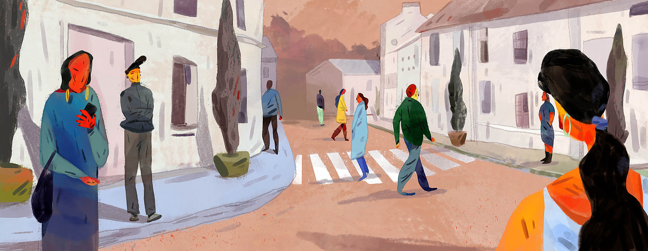 系列—行行色色（图ZOTA5ODI4ODQ=） - 艺术插画 - 站酷设计师中鸟ZhongNiao原创素材 - 站酷ZCOOL