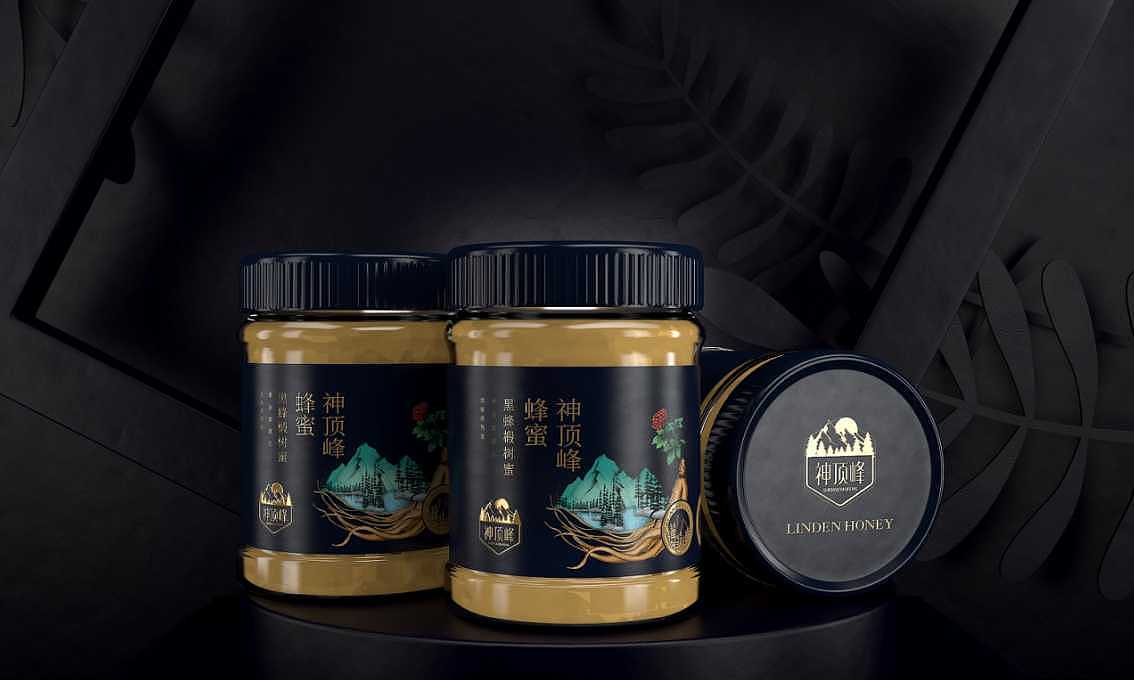神顶峰蜂蜜___ 徐桂亮品牌设计！（图ZMjUxMDE5NDcy） - 品牌 - 站酷设计师徐桂亮品牌设计原创素材 - 站酷ZCOOL