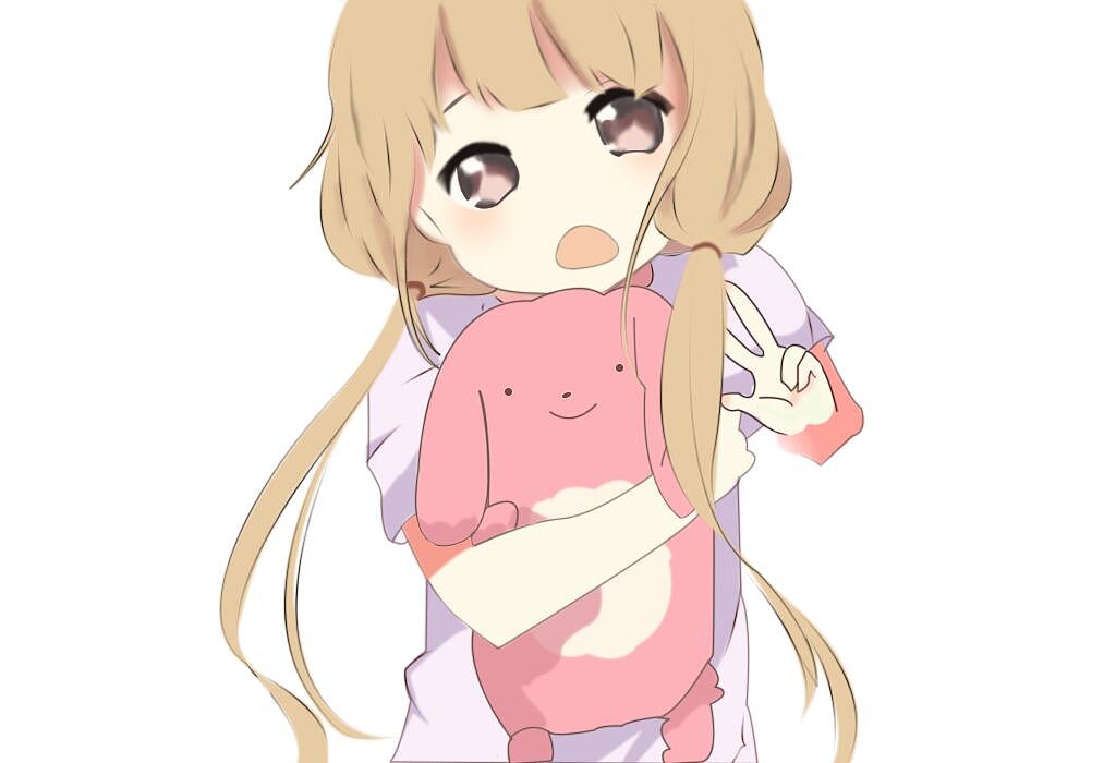 双叶杏鼠绘