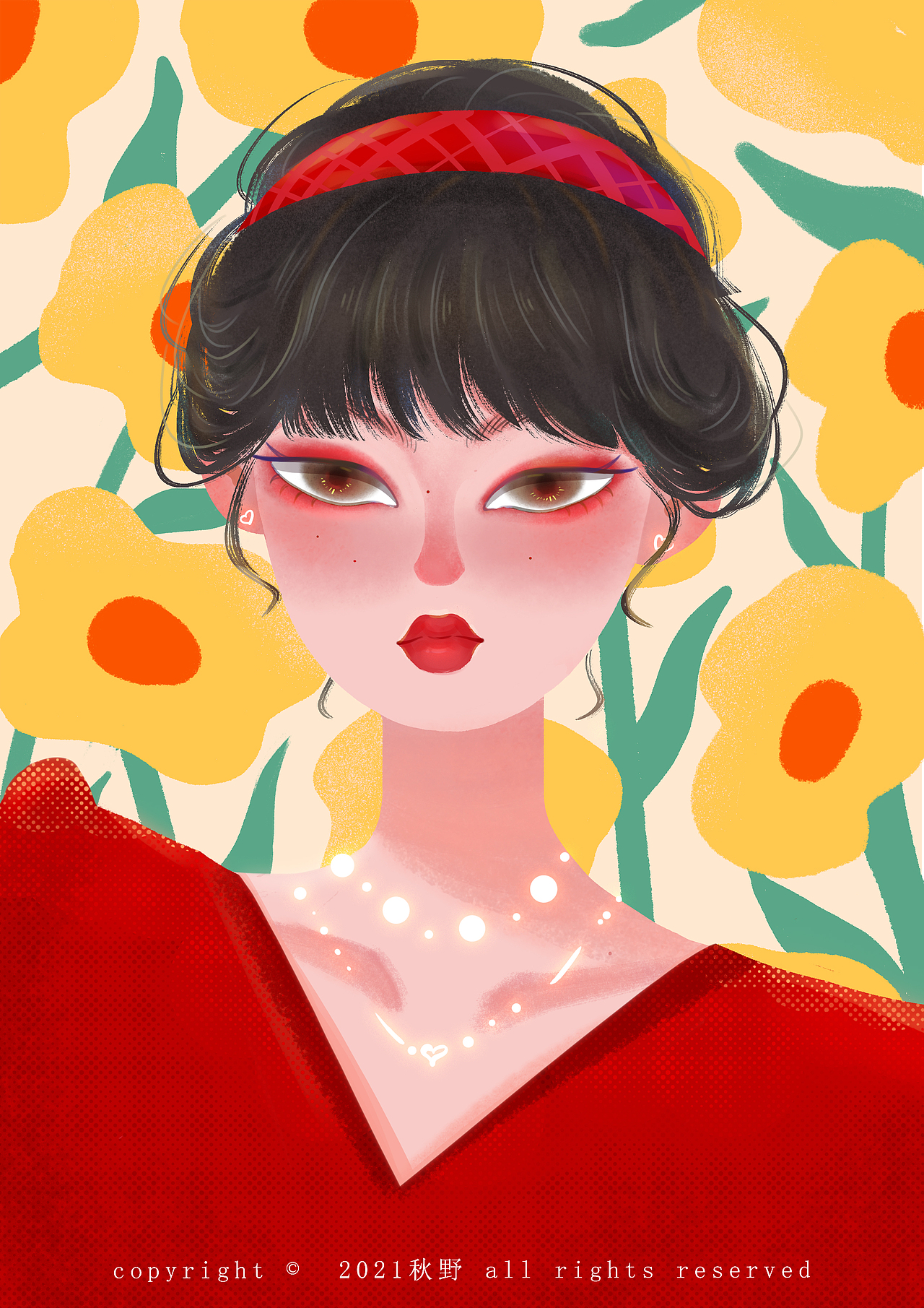 公主女孩（图ZMjg2Nzg4NTcy） - 商业插画 - 站酷设计师秋野耶原创素材 - 站酷ZCOOL