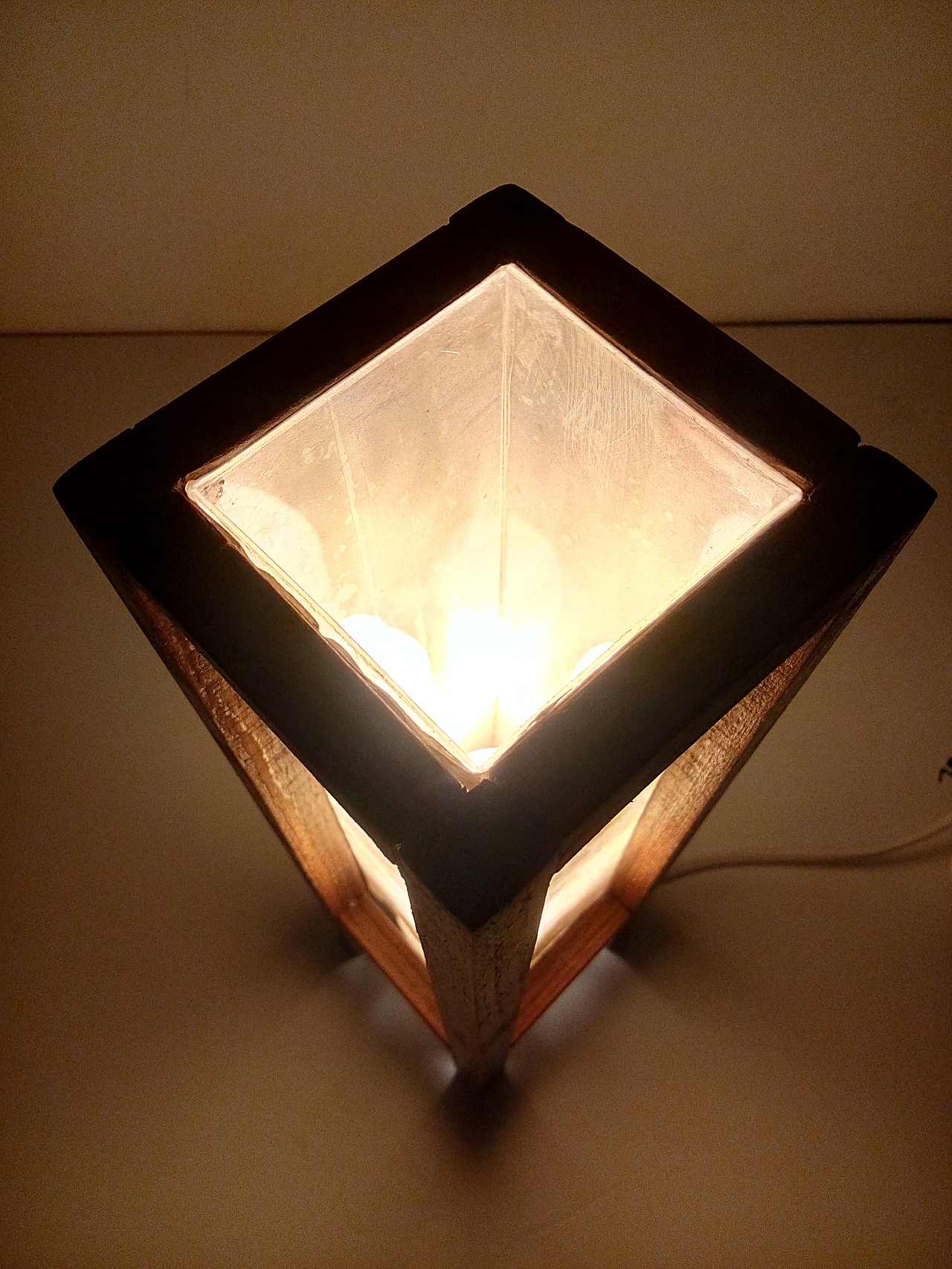 榫卯台灯木台灯