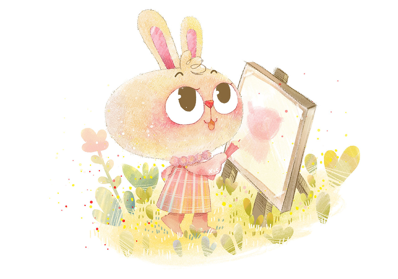 色粉儿童插画练习（图ZMTY2Mjk1NTQ4） - 儿童插画 - 站酷设计师我有獠牙原创素材 - 站酷ZCOOL