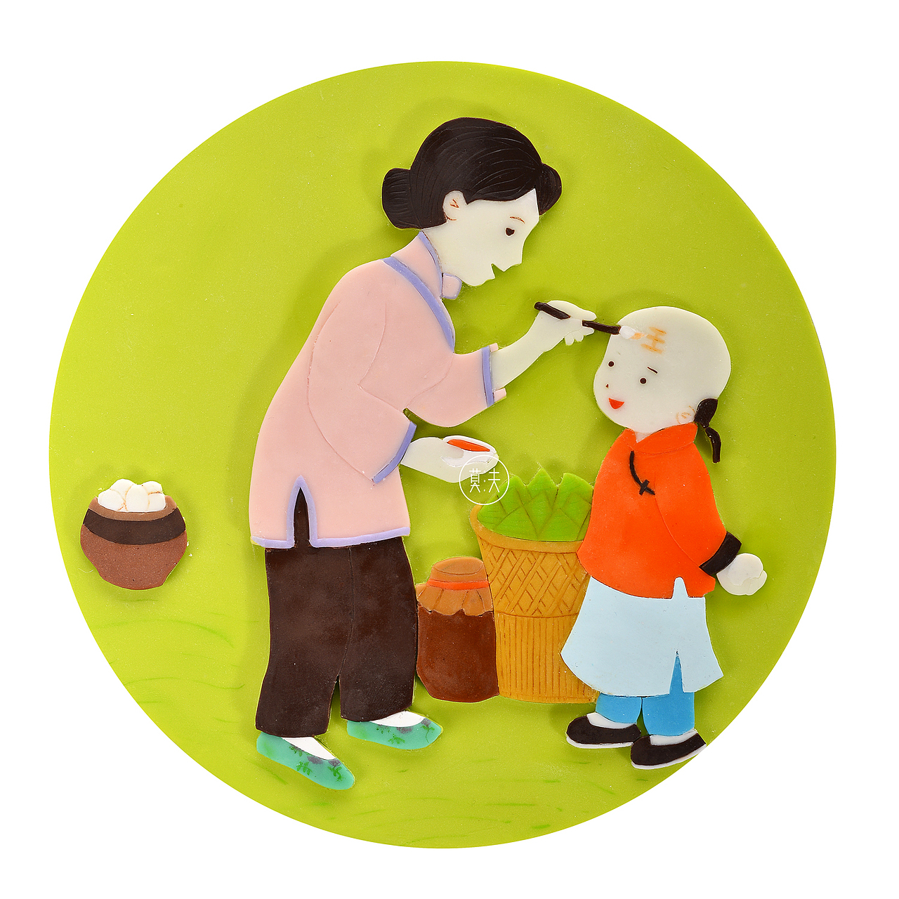 端午节的粽子蛋糕（图ZNTIwNDE4MzI=） - 其他手工艺 - 站酷设计师爱上天蝎座原创素材 - 站酷ZCOOL