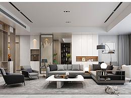   樓蘭設(shè)計 | 200m2現(xiàn)代簡約家庭住宅  沉靜文雅