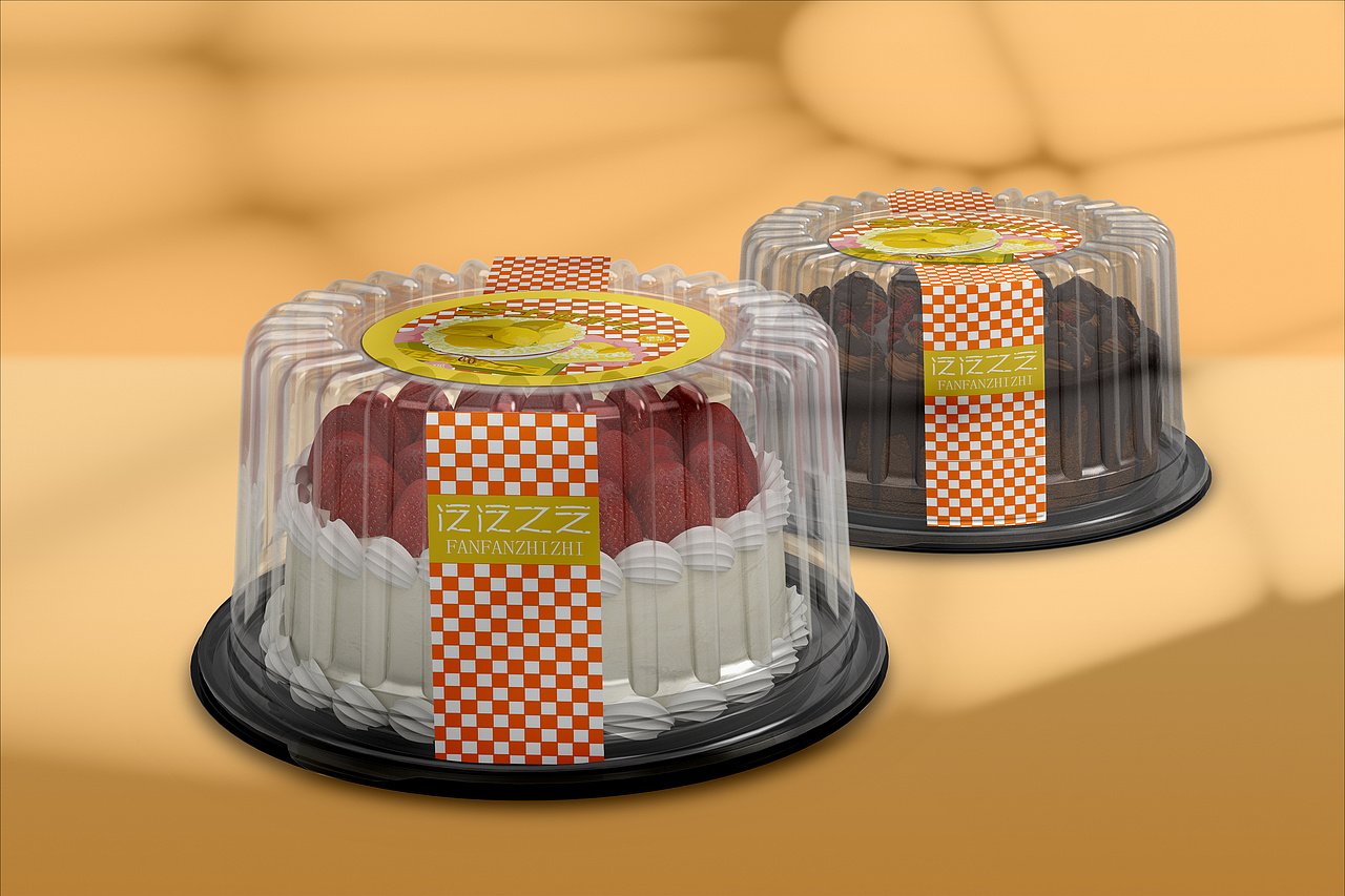 芝士榴莲千层蛋糕包装设计（图ZMzcyNjgyODg4） - 包装 - 站酷设计师24102219810119原创素材 - 站酷ZCOOL
