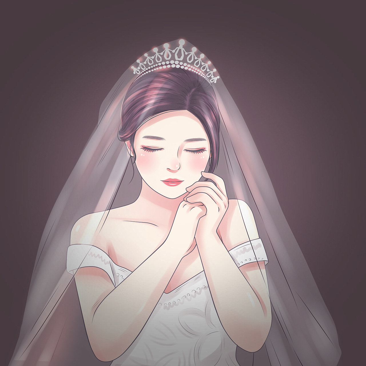 写实动漫风~婚纱照