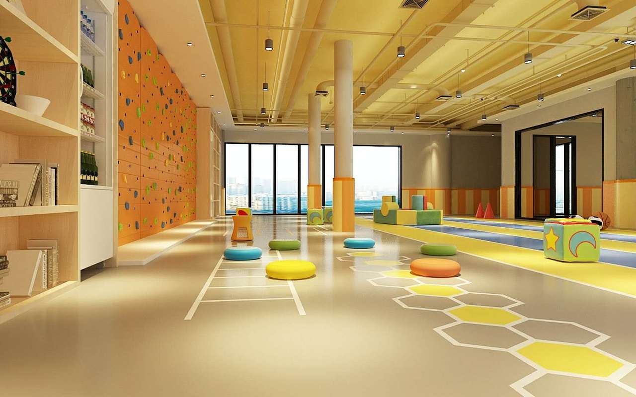 儿童体能馆设计（图ZMTEzNDgzNjg4） - 家装设计 - 站酷设计师大艺设计原创素材 - 站酷ZCOOL