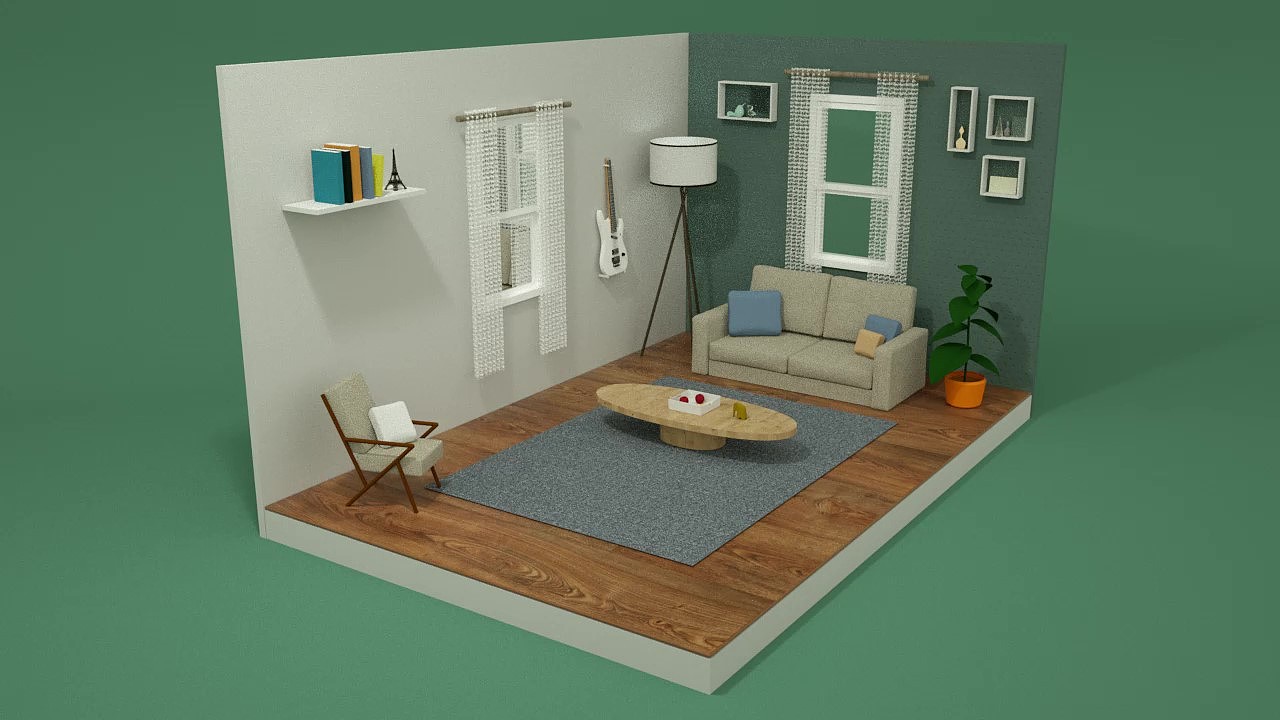 c4d房间生长|三维|建筑/空间|winniesu - 原创作品 - 站酷 (zcool)