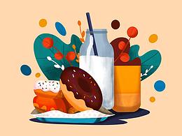 插画PS手绘临摹