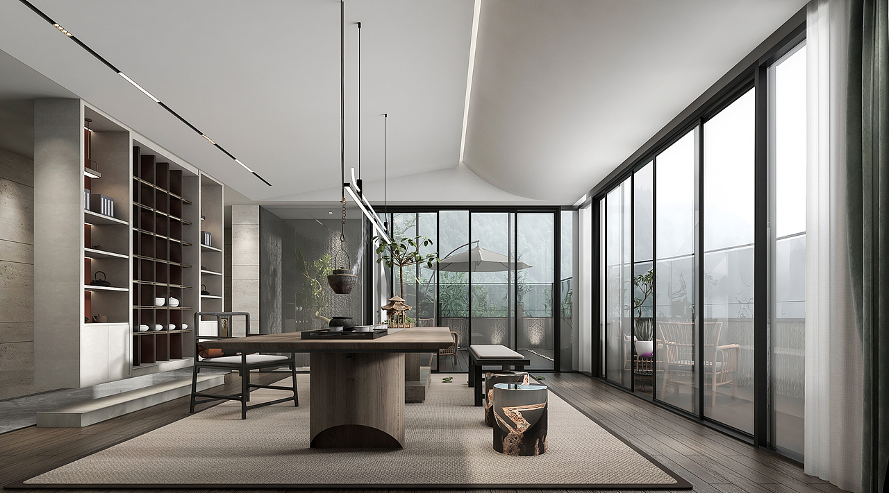 壹创设计 |广州张宅别墅（图ZMjg0NTU5MTI4） - 建筑设计 - 站酷设计师壹创设计A原创素材 - 站酷ZCOOL