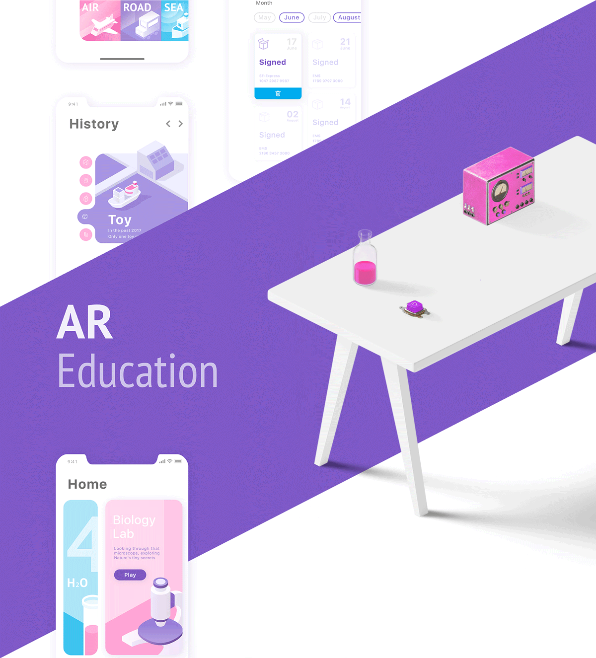 Daily·AR概念界面设计（图ZOTg5NTc4NjA=） - APP界面 - 站酷设计师哇过过原创素材 - 站酷ZCOOL