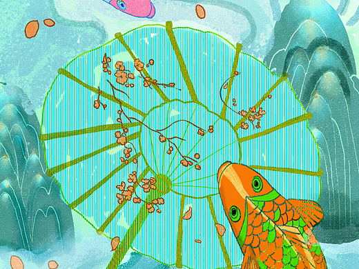 国风金鱼的快乐