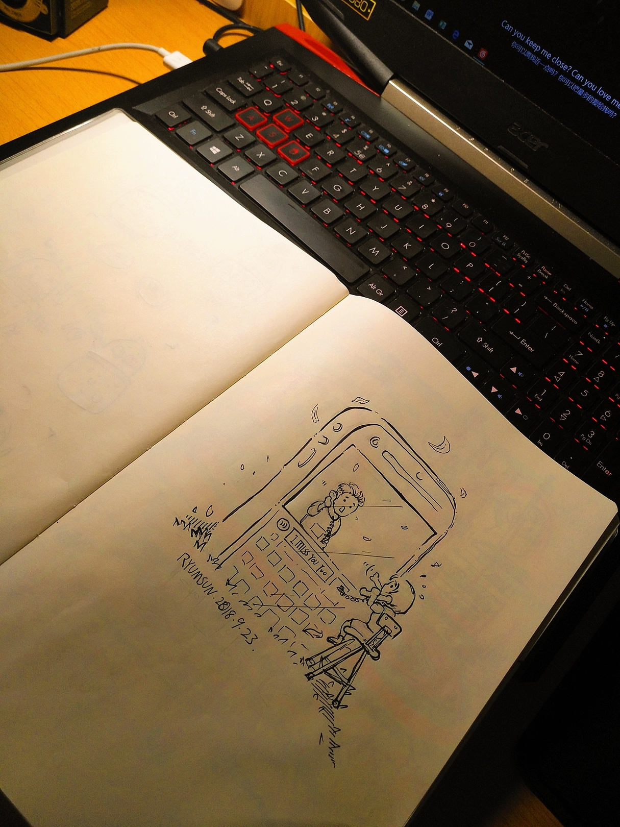 大二生日常插画手绘练习