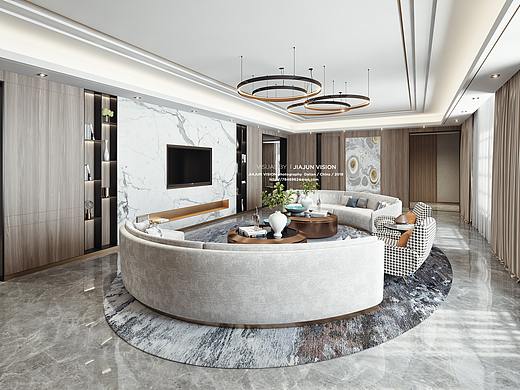 现代别墅空间表现