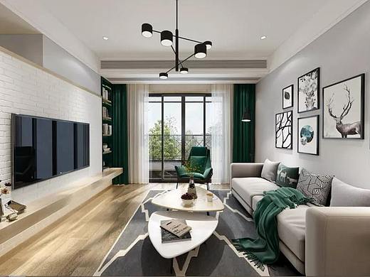 全案设计·龙湖开元|小年轻的北欧Style