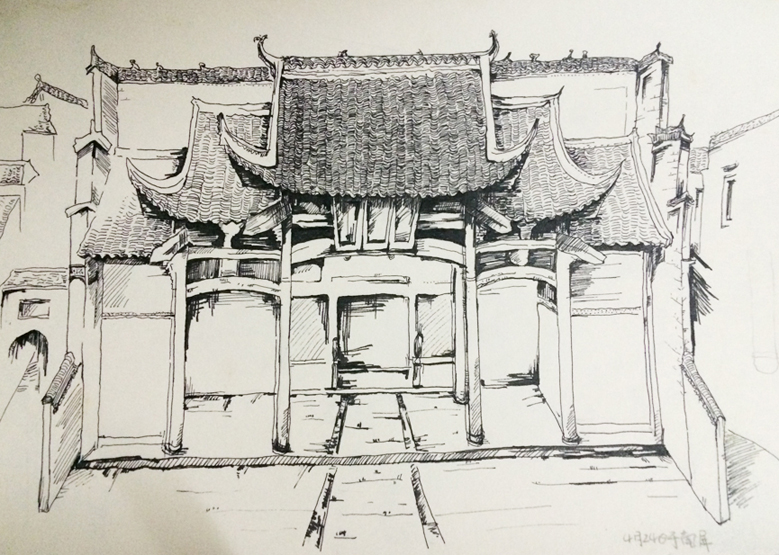 芜湖标志性建筑简笔画图片
