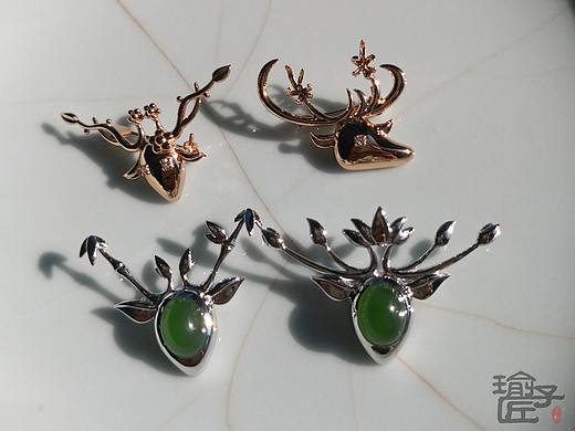 科技公司的文艺定制-《一路与君行》胸针套装