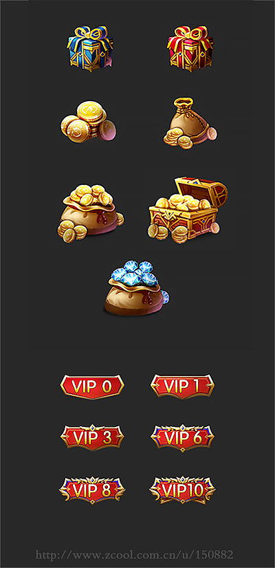 图标（图ZOTg1MDYzMzY=） - 游戏UI - 站酷设计师旋转跳跃起灰原创素材 - 站酷ZCOOL