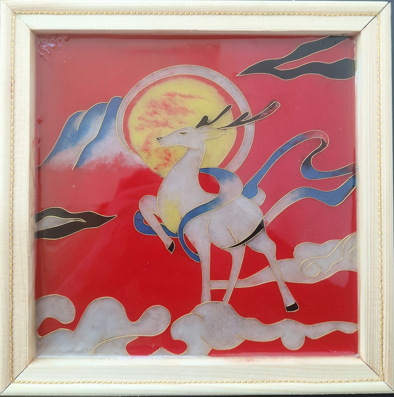 非遗工艺画-掐丝珐琅工艺画（图ZMjc4OTQ5MDQw） - 绘画 - 站酷设计师初夏倾情原创素材 - 站酷ZCOOL