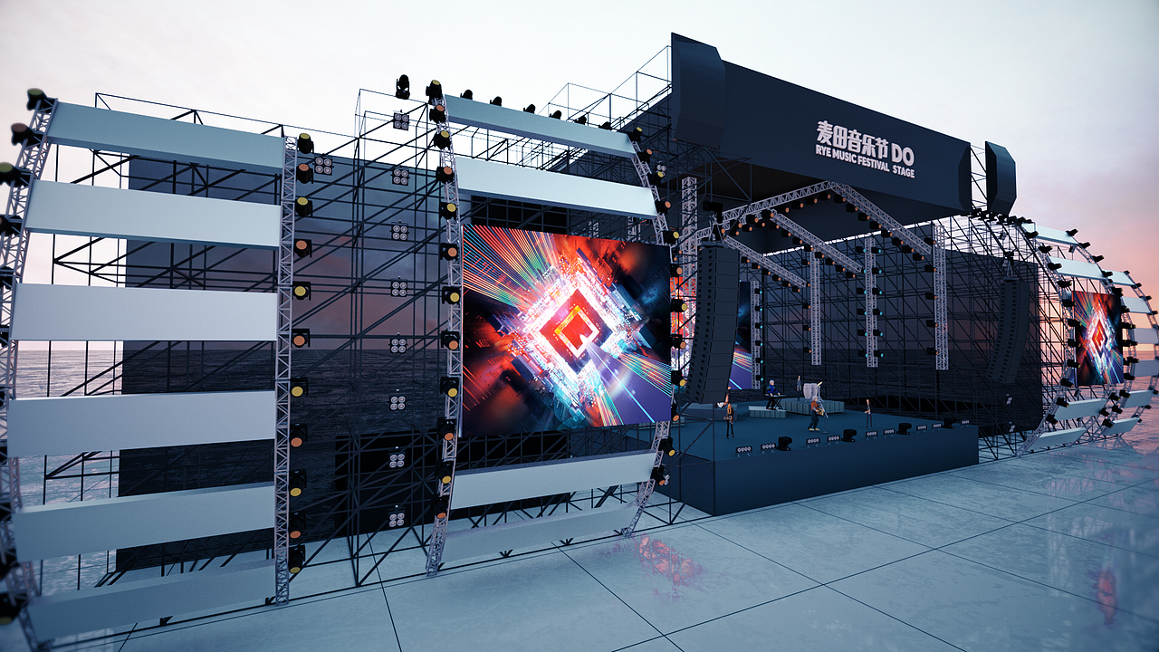 2020-淄博麦田音乐节舞美设计