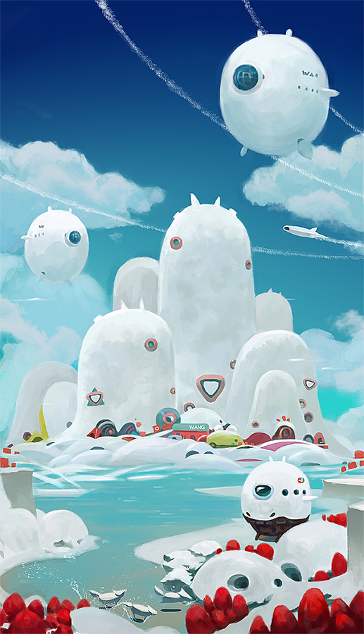 #发几张不为人知的场景临摹#