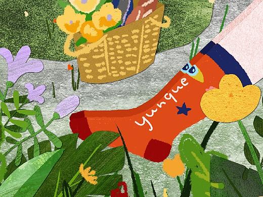 Flowers bloom in spring