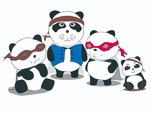 熊猫卡通形象设计
