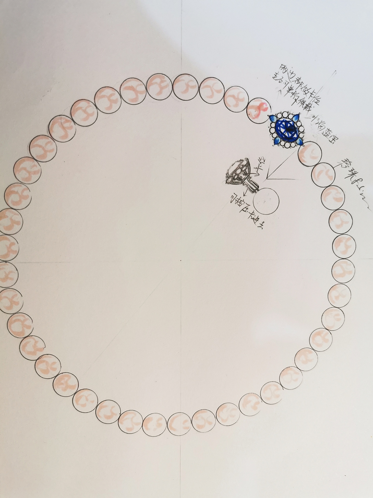 珠宝手绘设计（图ZMjA1Njc5OTE2） - 首饰设计 - 站酷设计师珠宝设计师菜紫原创素材 - 站酷ZCOOL