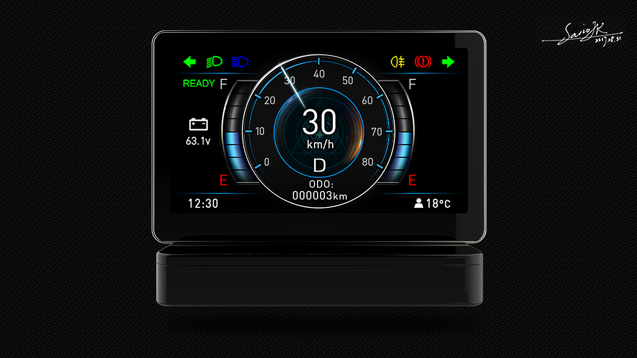 汽车小型智能仪表02