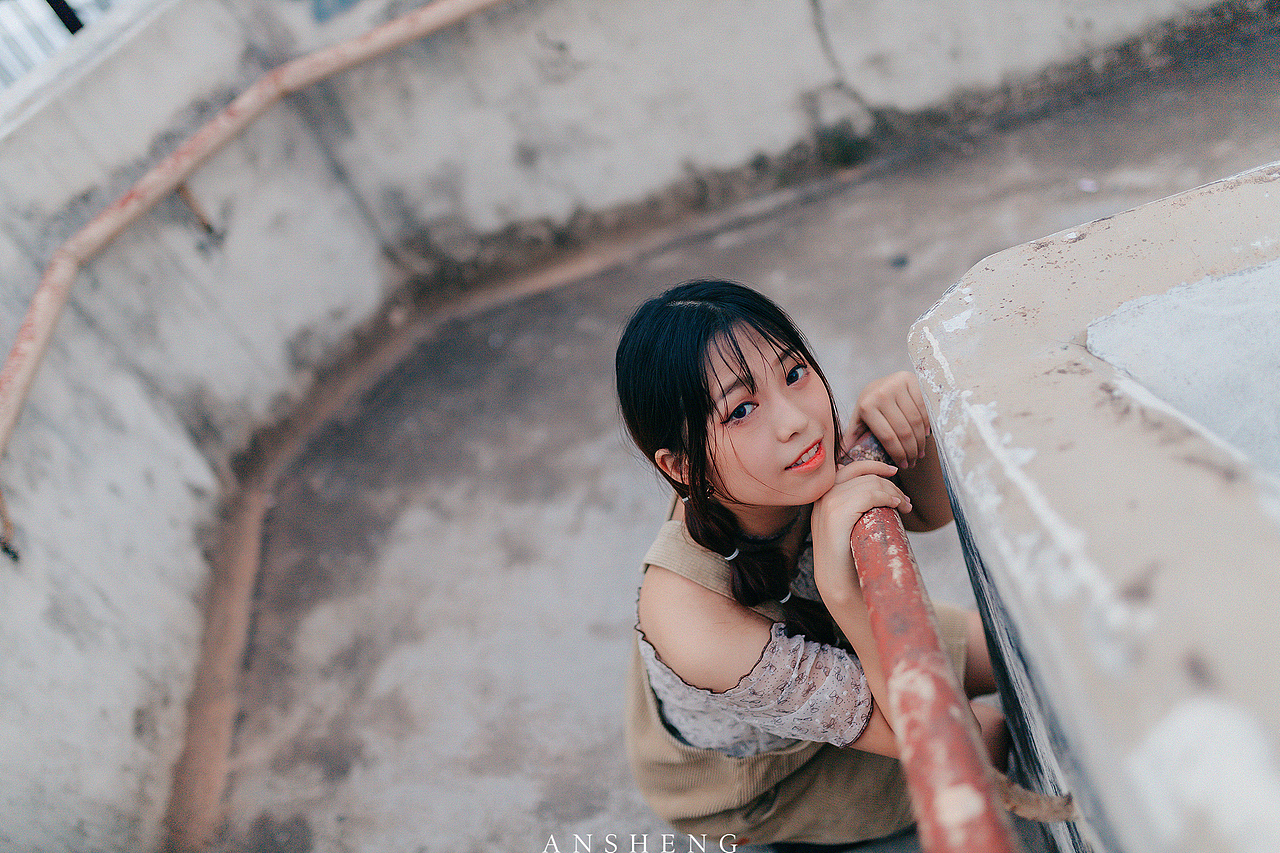 今天的可爱是来自青橙色的“wink”喔~（图ZMjE4NjY4ODU2） - 人像摄影 - 站酷设计师玩摄影的安生原创素材 - 站酷ZCOOL