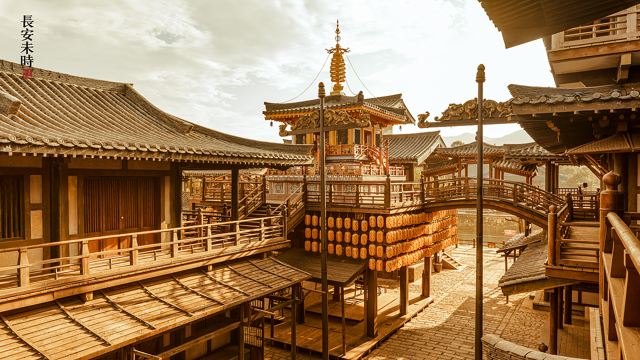 未时长安·唐城（图ZMTcxNjY1MzQ4） - 环境/建筑摄影 - 站酷设计师莫禾云集原创素材 - 站酷ZCOOL