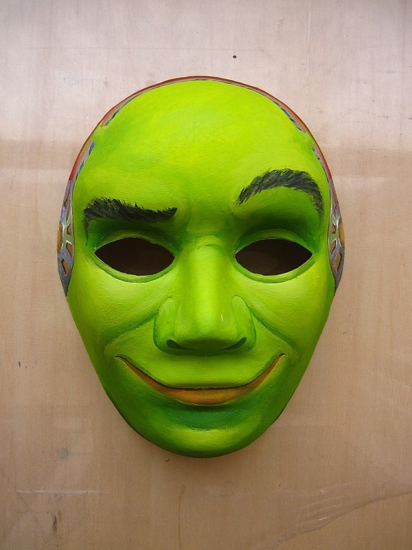 色彩构成与面具