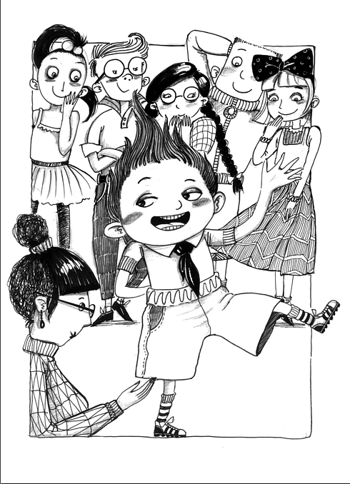 内插都是黑白图,如果大家喜欢,以后我在陆续发上来其他的图,这里面基本是第一本《隔壁班来了个卧底》插图,还有七本就没有发上来了,哈哈