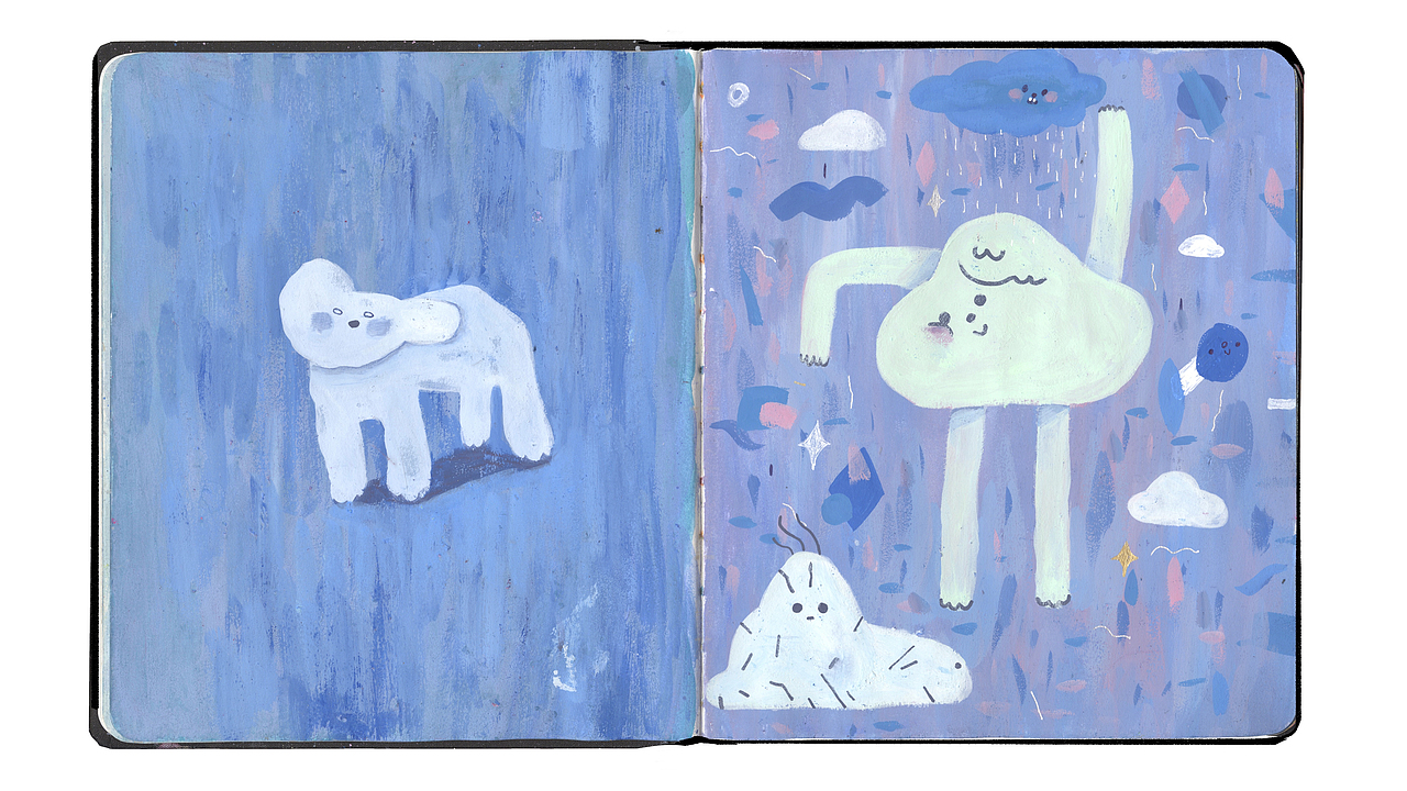 Sketchbook/ Imaginary Friends（图ZMTU4NzYwMDEy） - 新锐潮流插画 - 站酷设计师INCCO原创素材 - 站酷ZCOOL