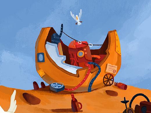 《机械原生》——插画系列作品